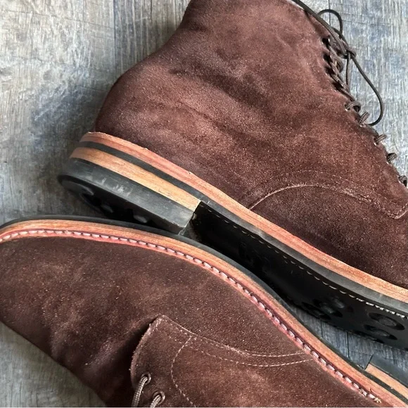 Mainstreet Brown Suede Leather Boots, Size 11.5 Dby White's Boots, Spokane WA